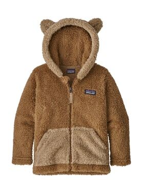 Patagonia Baby Furry Friends Hoody - Brown/Tan Bear 6-12 months
